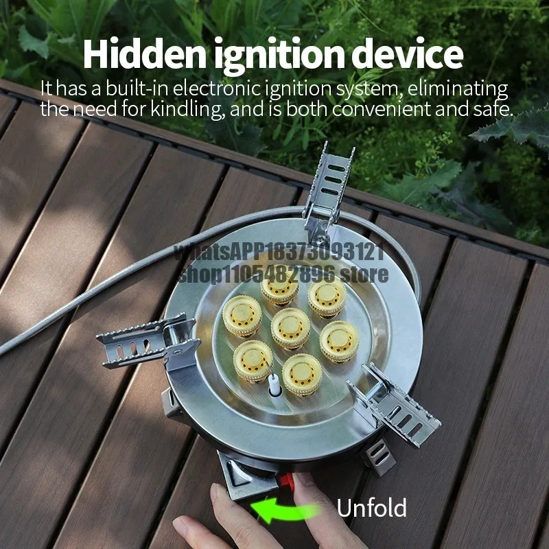 Three Star Stove Portable Folding Gas Stove Fierce Stove