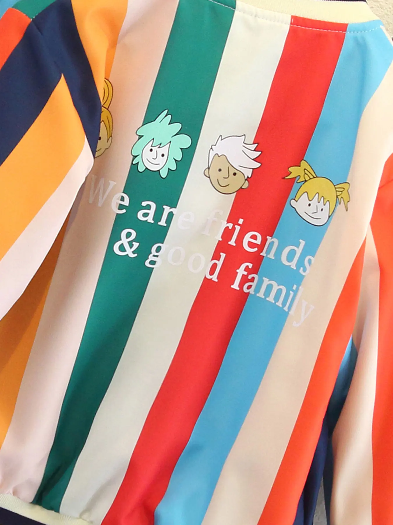 Trendy Color - Blocked and Striped Spring - Autumn Jackets for 3 - 10 Yr Old Boys