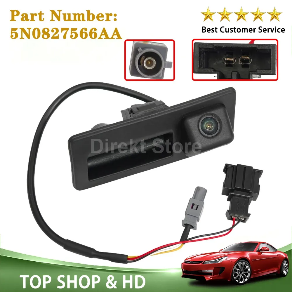 For Audi 5N0827566AA 5N0827566C 8K0980551 A4 A5 A6 Allroad Q3 Q5 S3 S5 NEW RearView Car Camera Replacement