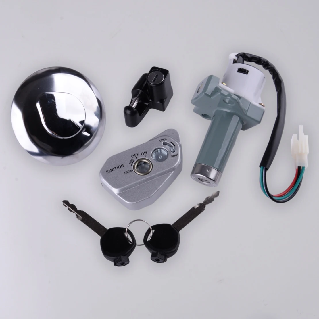

DWCX Ignition Switch Keys Lock Set Assembly Kit Fit for Hawk 250 Dirt Bikes Pit Bikes 250cc Motorcycle Accessories