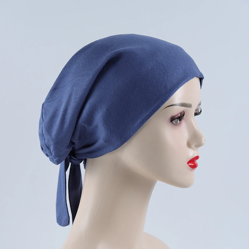 Muslim Women Underscarf Head Cover Muslim Headscarf Inner Hijab Caps Islamic Underscarf Hat Cap Bone Bonnet