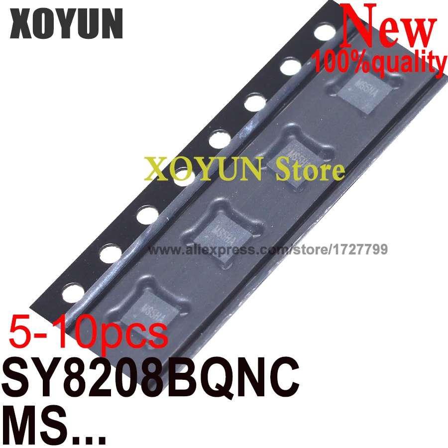 (5-10piece) 100% New SY8208BQNC SY8208B SY8208 (MS4GE MS3VM MS3BB MS3BC MS...) QFN-6