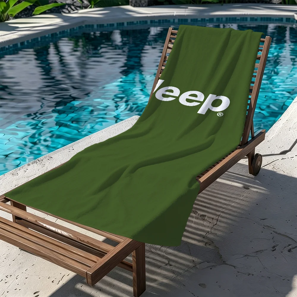 Car brand J-Jeep-P Towel Large Quick-Drying Microfiber soft Beach Towel for Travel Fitness Sauna Bathing Camping