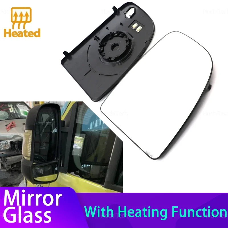 

Нагревательное стекло на левое или правое боковое крыло для Opel Vauxhall Movano 2021-настоящее Автомобильное зеркало заднего вида с подогревом