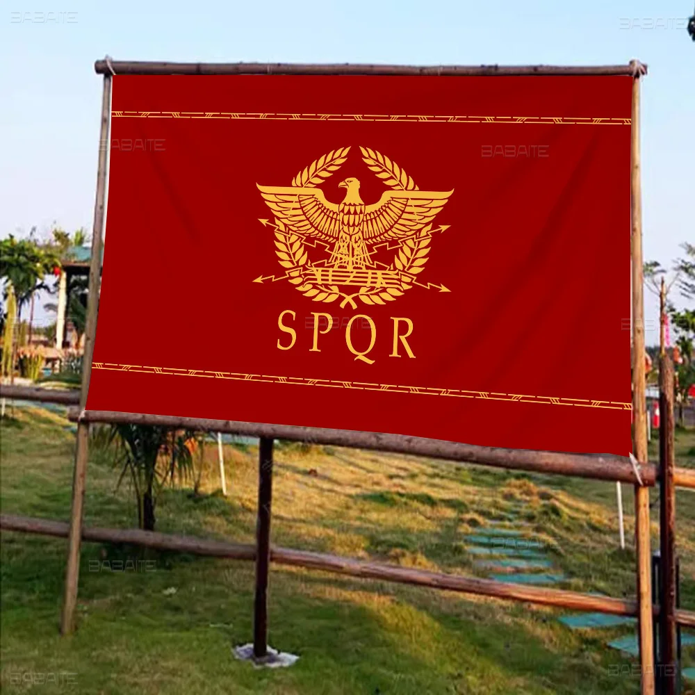 Roman Empire Standard Shield Banner INS Style Outdoor Party Decoration Atmosphere Flag