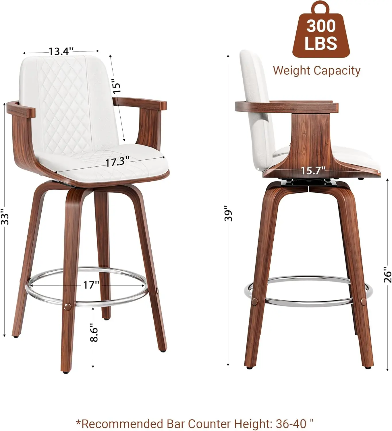 Bar Stools Set Of 4, 26