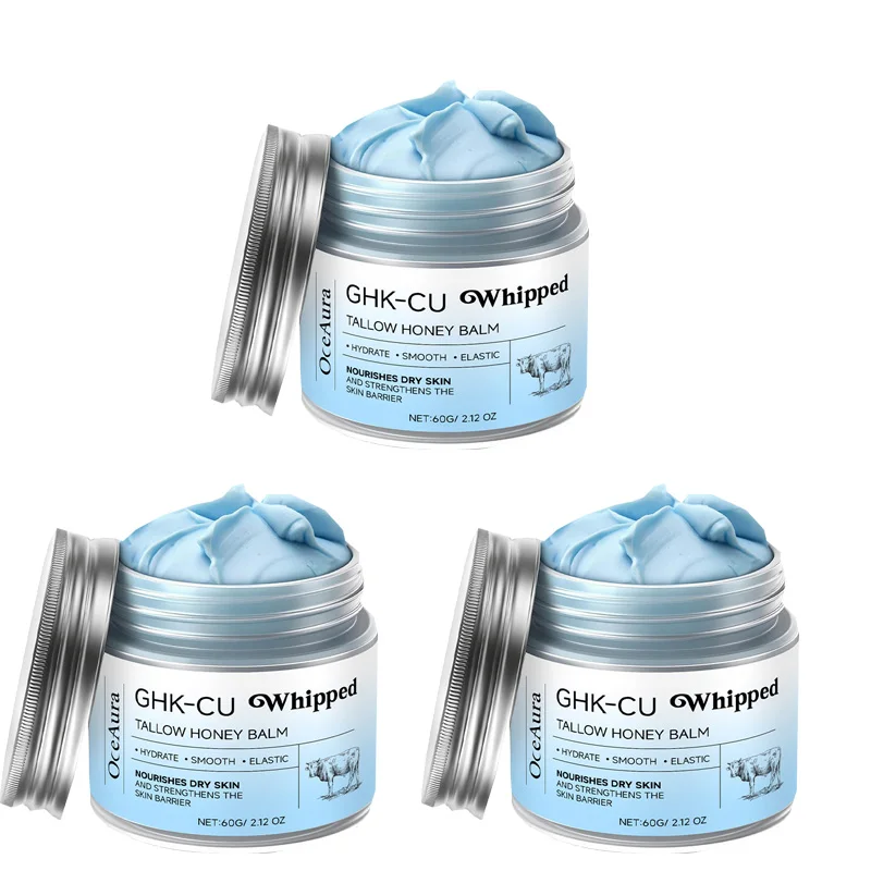 Copper Peptides GHK-Cu Beef Tallow for Skin: Blue Balm Manuka Honey Face and Body Moisturizer for Mature, Dry & Sensitive Skin - AliExpress 66 Copper Peptides GHK-Cu Beef Tallow for Skin: Blue Balm Manuka Honey Face and Body Moisturizer for Mature, Dry & Sensitive Skin - AliExpress 66