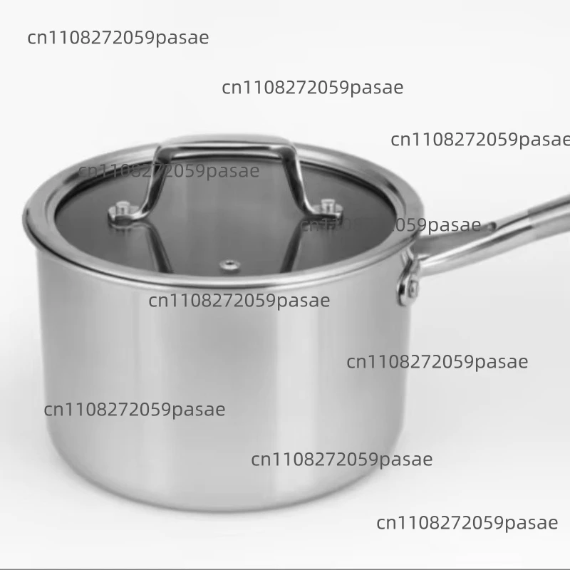 Mini304 stainless steel milk pot small capacity 1-2 people hot milk boiled instant noodles just right no waste no space