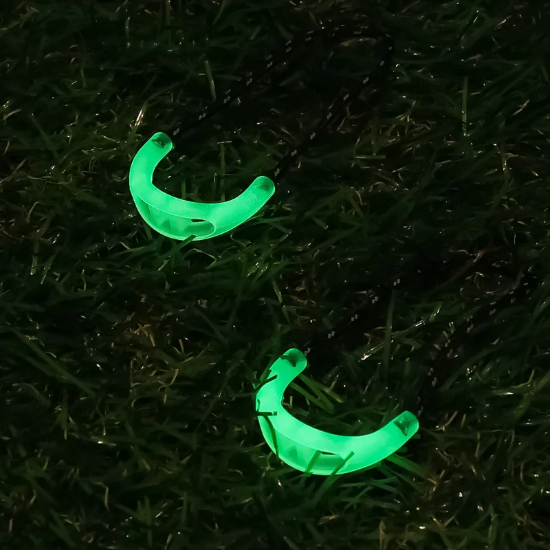 5/1Pcs Luminous Zipper Pull U Type PVC Silicone Zippers Tail Rope Zips Repair Kit Bags Clothes Jacket DIY Sewing Accessories