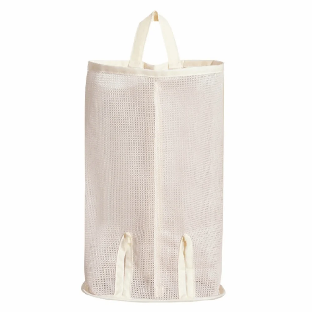 

Space Saving Hanging Storage Bag Mesh Pocket Multifunctional Closet Organizer Wall Mounted Large Capacity Sock Storage Bag