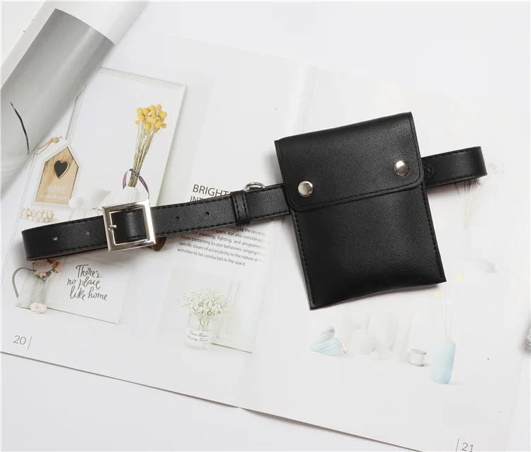IEFB Straps All Math Men Women\'s Belt Mini- Packet 2023 Autumn Fashion New Black PU Leather Belts Clothes Accessories 9Y116
