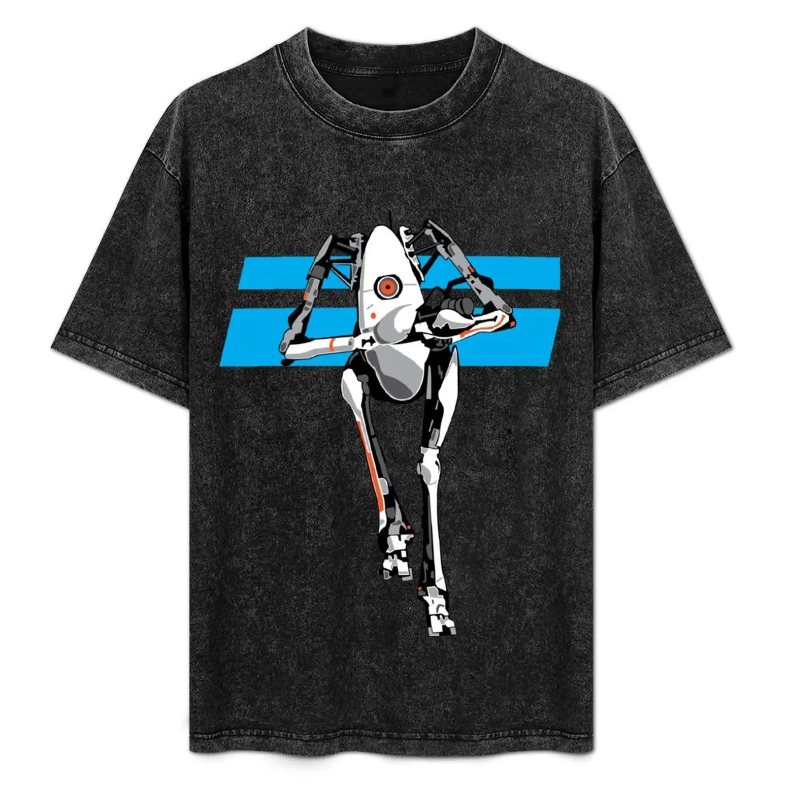 

Portal 2 - Tall Robot T-Shirt Clothing boys whites cute tops plus size men clothing