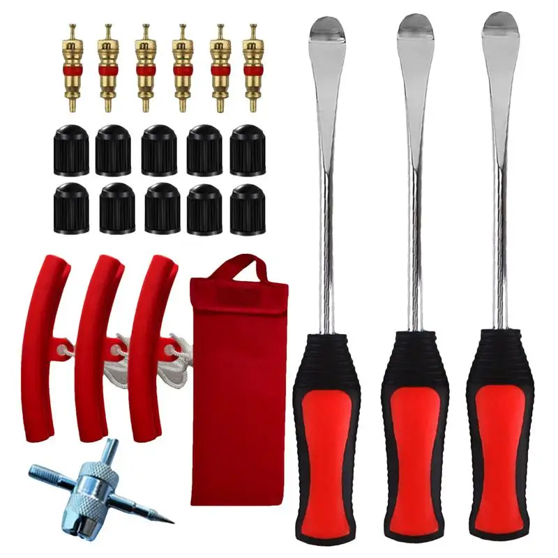 Motorcycle Tire Spoons With Rim Protector Motorcycle Tire Changing Lever Portable Tire Changer Levers For Motorcycle Bike Repair view 4
