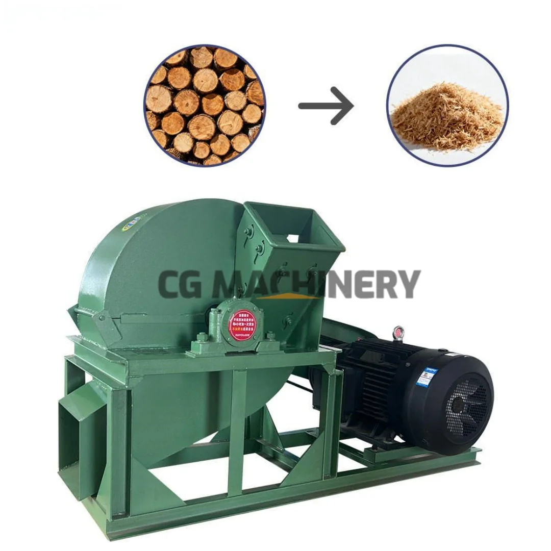 Frantoio per segatura della macchina per la produzione di trucioli di legno ad alta efficienza per una frantoio per legno efficiente mulino a martelli per legno mulino per legno con frantumazione del legno