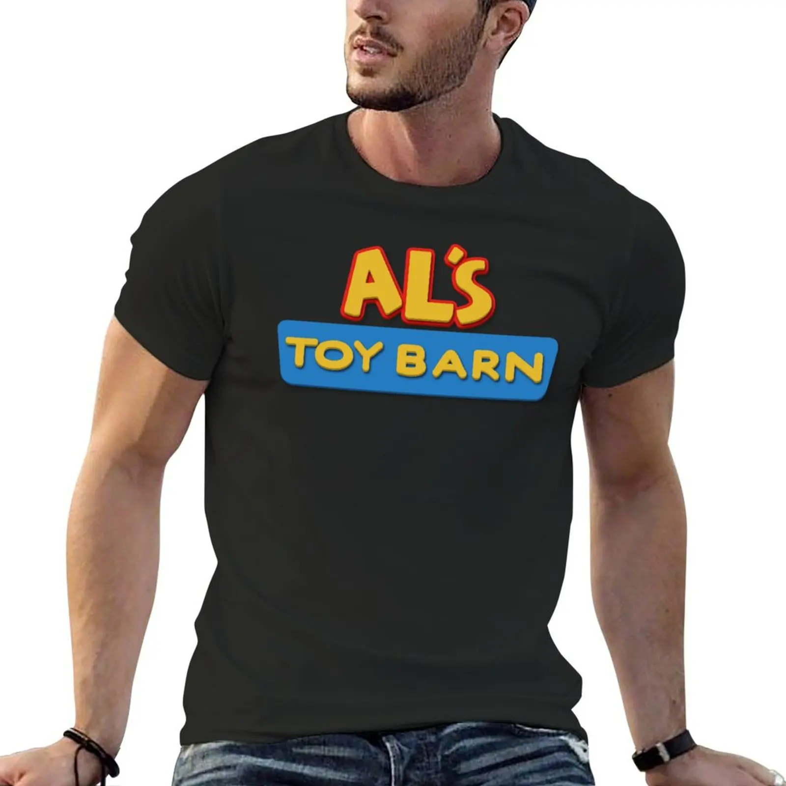 

Al_s Toy Barn T-Shirt man clothes quick drying mens graphic t-shirts anime