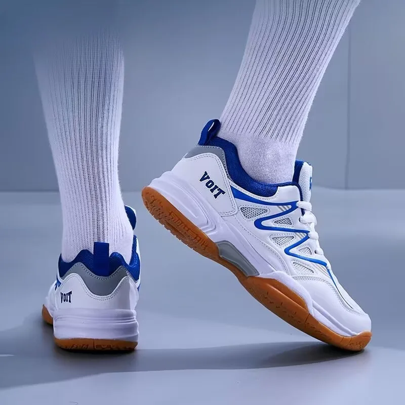 Professional Tennis Shoe For Man Unisex Badminton Shoes for Mens Non-Slip Table Tennis Shoes Non-Slip Indoor Court Shoes Mens