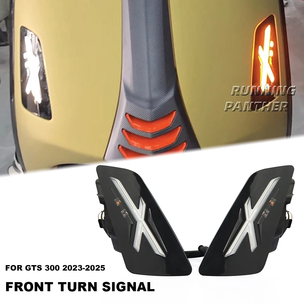 

GTS300 для Vespa GTS 300 gts300 2023 2024 2025 мотоцикла, новый светодиодный светильник, передний и задний указатель поворота, ходовые огни