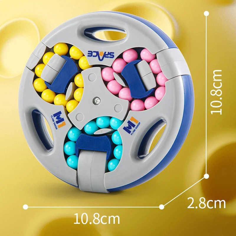 マジックビーン インテリジェンス ジャイロ 指先回転おもちゃ - ストレス解消 楽しいプロフェッショナルなスムーズな指先パズルゲーム 子供向け