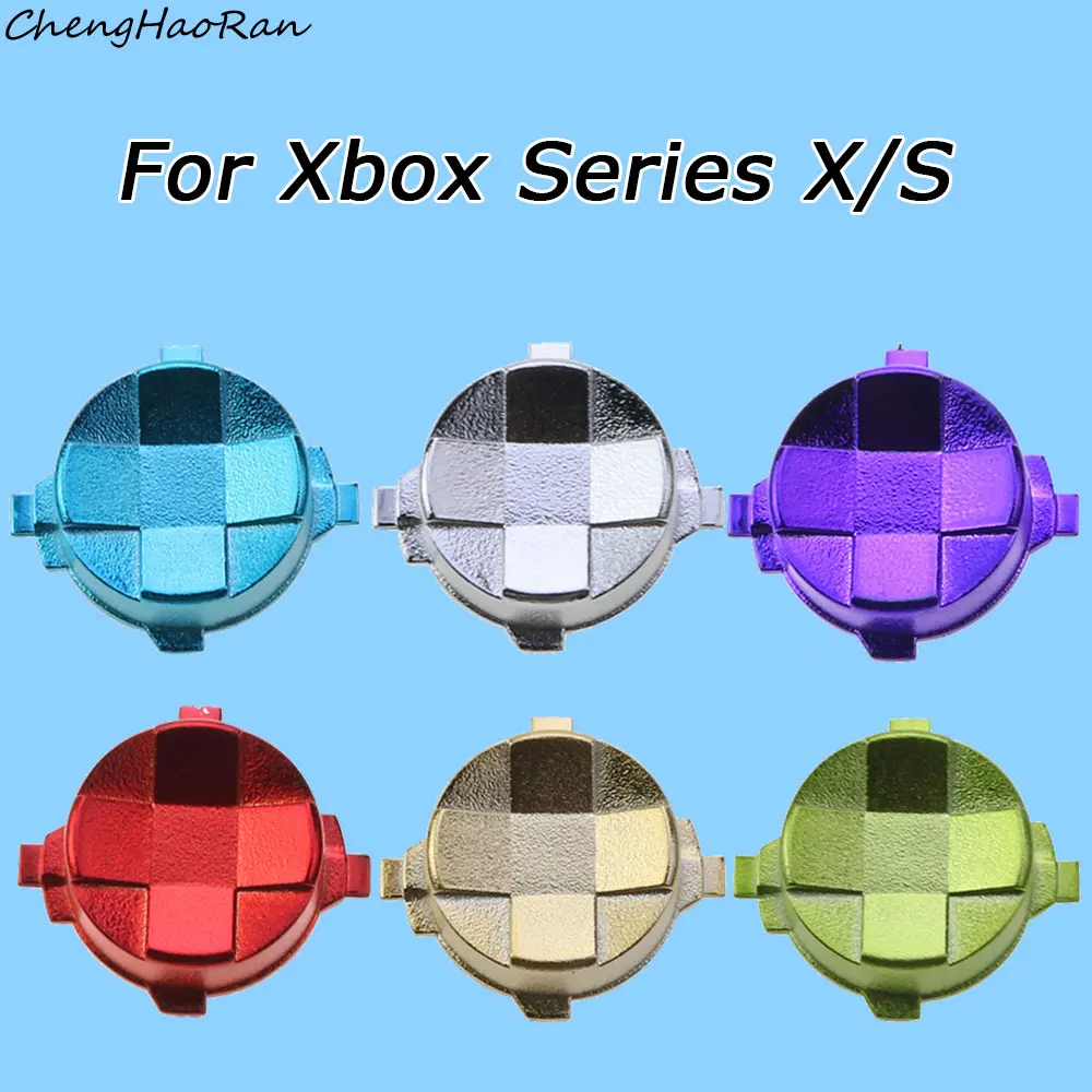 1PCS For Xbox Series X/S Plastics Chrome D-pad Action Cross Button Dpad Direction Key Controller Accessories For Xbox Series S X