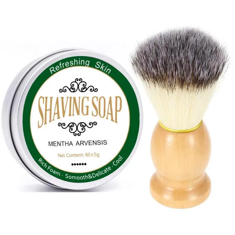 Mint Fragrance High-quality Gentle Long-lasting Moisturizing Smooth Premium Shaving Soap Long-lasting Foam Top Rated Hottest