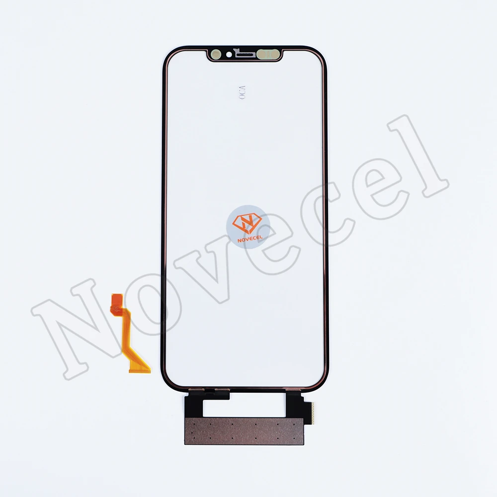 Novecel 5pcs Touch Screen Glass Digitizer Sensor Flex+OCA Film for iPhone 15 X XR XS Max 11 12 13 14 Pro Max Repair Replacement