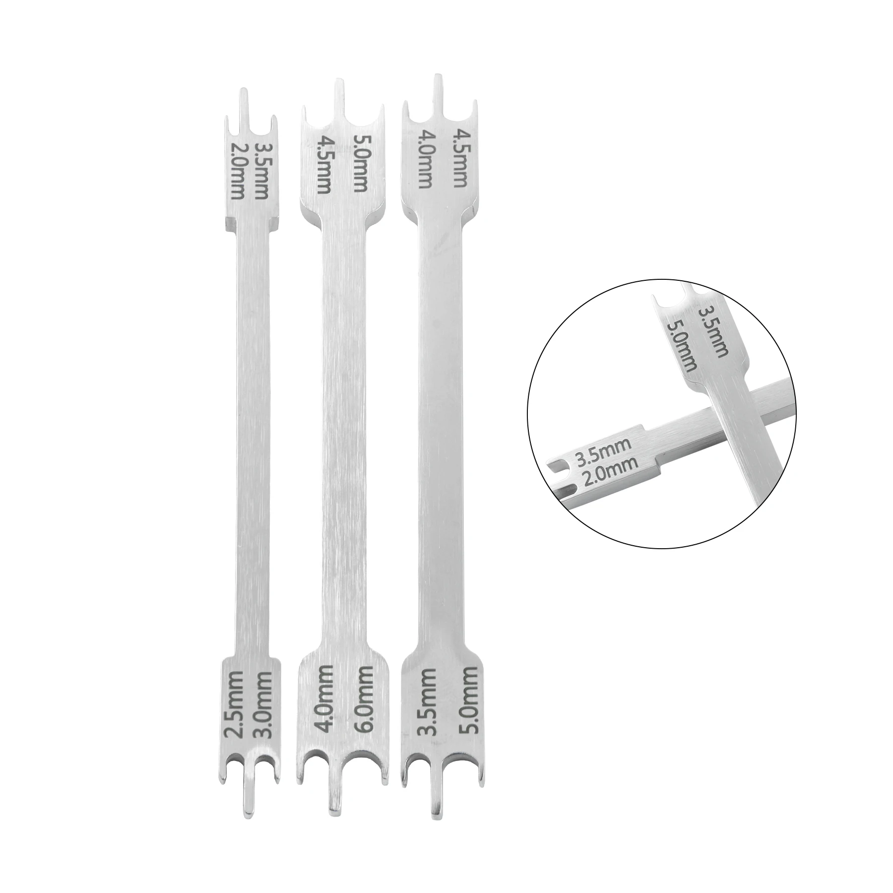 Posicionador de brackets de ortodoncia, tipo varilla de acero inoxidable, autoclavable, reutilizable, instrumento para clínica dental