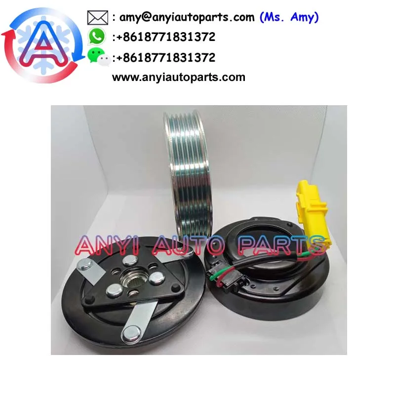 China Factory  CA902 CLUTCH ASSEMBLY SANDEN SD7C16 6pk for CITROEN C4 I/C5 III/DS4 DS5/PEUGEOT 3008 I/308 I/407/508/RCZ