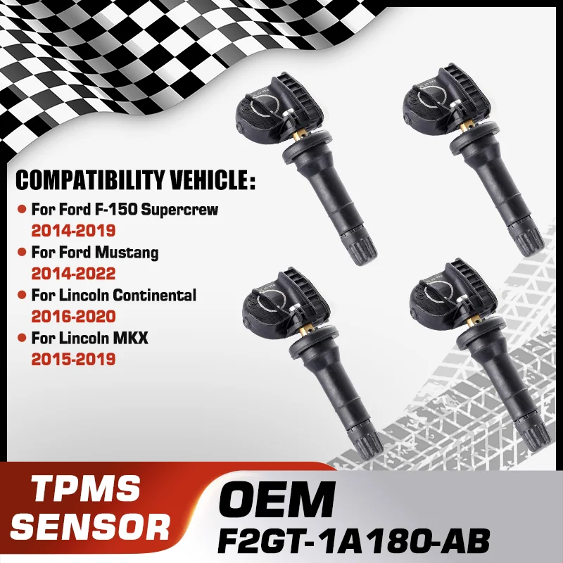 

Car TPMS Sensor For Ford F-150 Supercrew 2014-2019 Ford Mustang 2014-2022 Lincoln Continental 2016-2020 Lincoln MKX 2015-2019