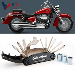 Juego de destornilladores para reparación de motocicletas, Herramientas Portátiles, accesorios para Honda Shadow Aero Spirit 750 VT 400 600 1100 VT400