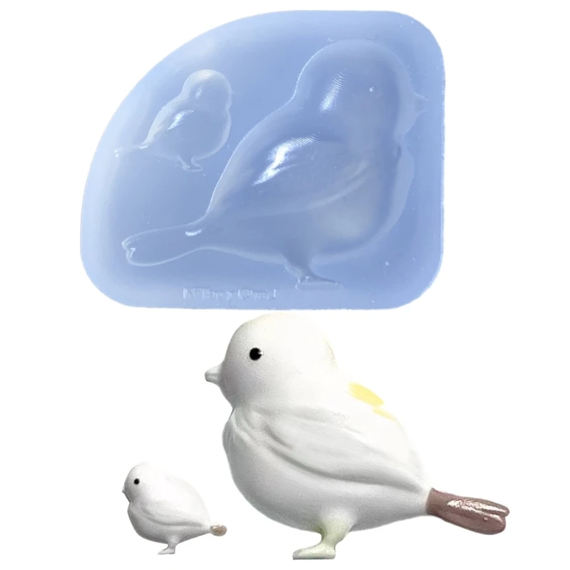 

Versatile Silicone Mold Clay Food Molds Fat Bird Shaped Silicone Drip Mould