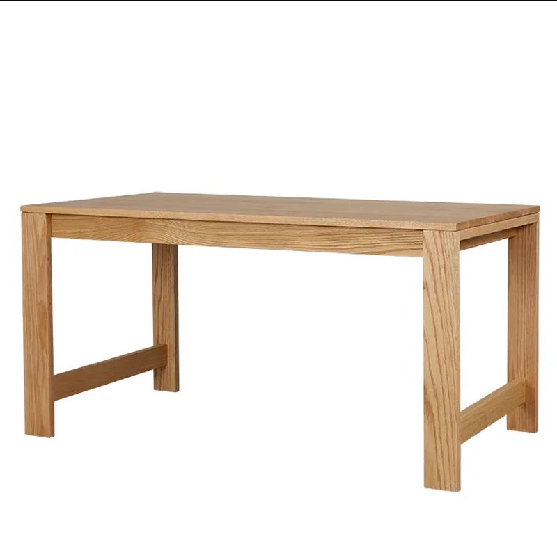 

Red oak study desk, wabi-sabi style log solid wood dining table, computer desk, home small apartment desk