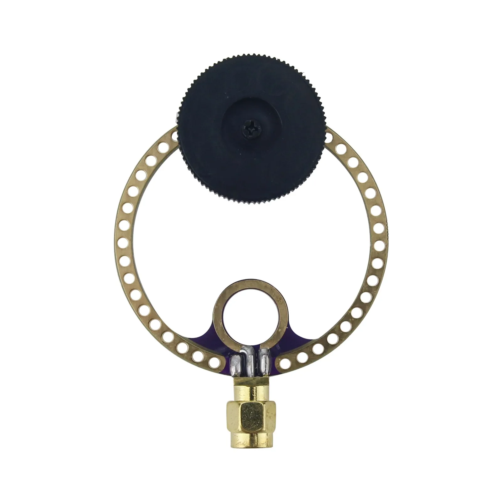 Mini UHF VHF Loop Antenna 80-150MHz/400-470MHz SMA Connector Compatible with Malahiteam DSP DSP2 Radio Receiver