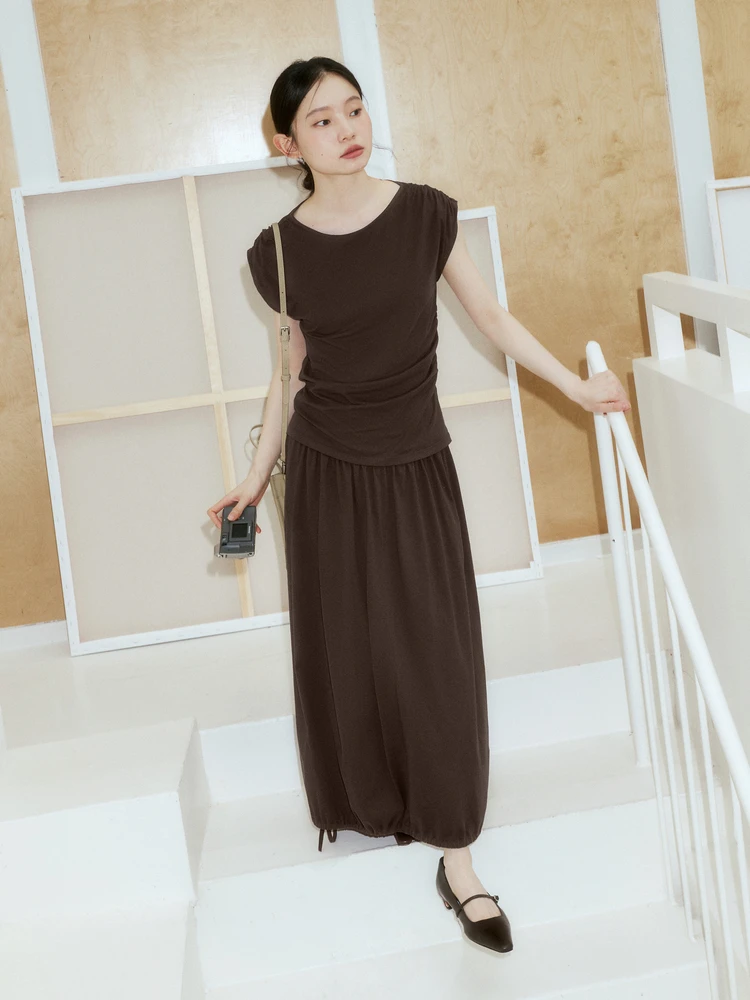 

Indicia Summer New Women's Two-Piece Set Half Skirt Suit L2B6TZ075 Elegant Fashionable Ladies' Ensemble for 25-35 Years Old