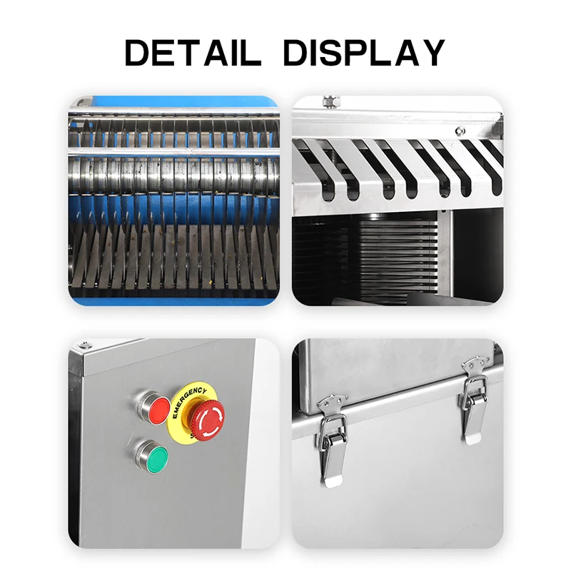 آلة تقطيع وتقطيع اللحوم والغداء التجارية