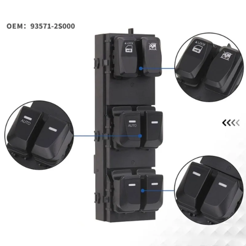 Mega Sale935762S000 Electric Power Window Lifter Control Switch for Hyundai IX35 Tucson 2010-2015 93571-2S000