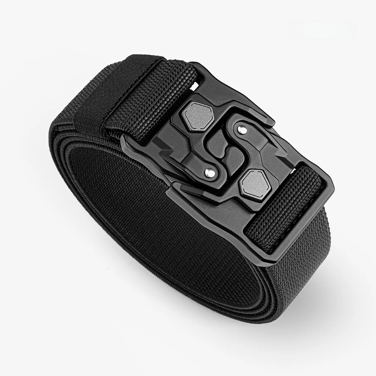 aluminum-alloy-tactical-waist-belt-elastic-nylon-weaving-quick-release-buckle-commuting-training-tactical-belt-geometric-pattern
