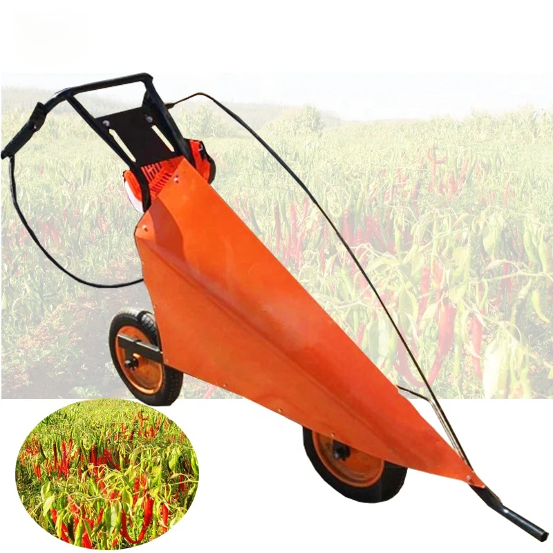 Chili Walking Tractor Maize Cone Reaper Mini Paddy Corn Harvester