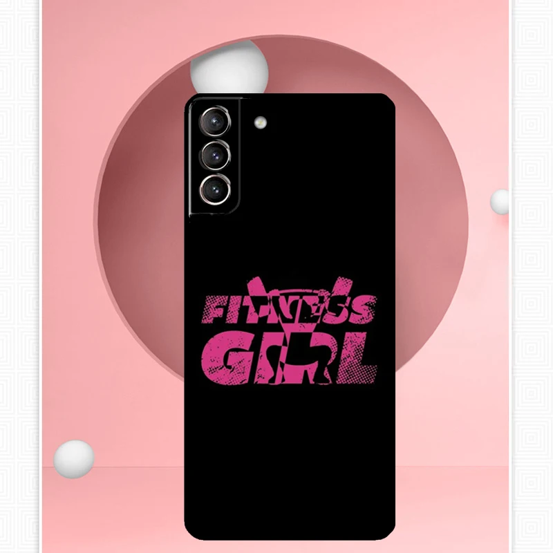 Fitness Girl Gym Case For Samsung Galaxy S24 S23 Ultra S22 S20 FE S21 FE Note 10 20 S8 S9 S10 Plus Cover