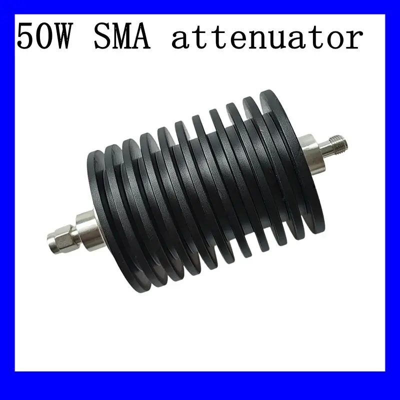 50W SMA -JK Type Attenuator DC-3Ghz/4Ghz 1/2/3/5/6/10/15/20/25/30/40/50db N Male Plug to Female Jack RF Coaxial Power Connector