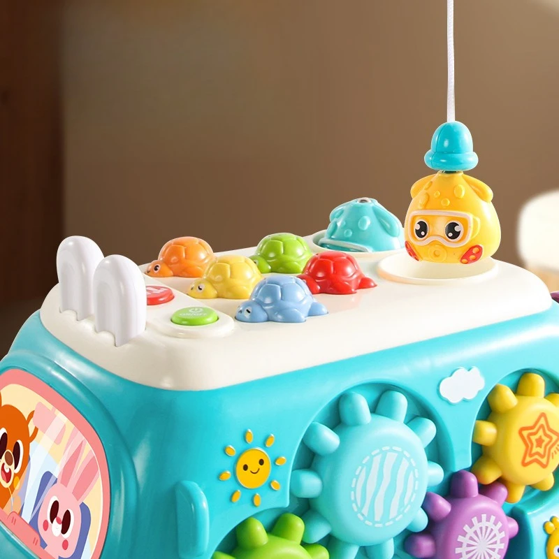 ألعاب صوتية للأطفال التعليم المبكر، حافلة موسيقية متعددة الوظائف، لغز البيانو، لعبة تفاعلية بين الوالدين والطفل، لعبة أطفال