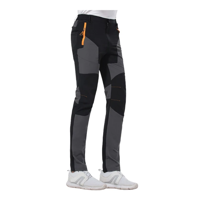 TRVLWEGO, pantalones para senderismo y acampada para hombre, pantalones Anti-UV de secado rápido resistentes al desgaste, pantalones elásticos impermeables 5XL para escalar y senderismo, pantalones de