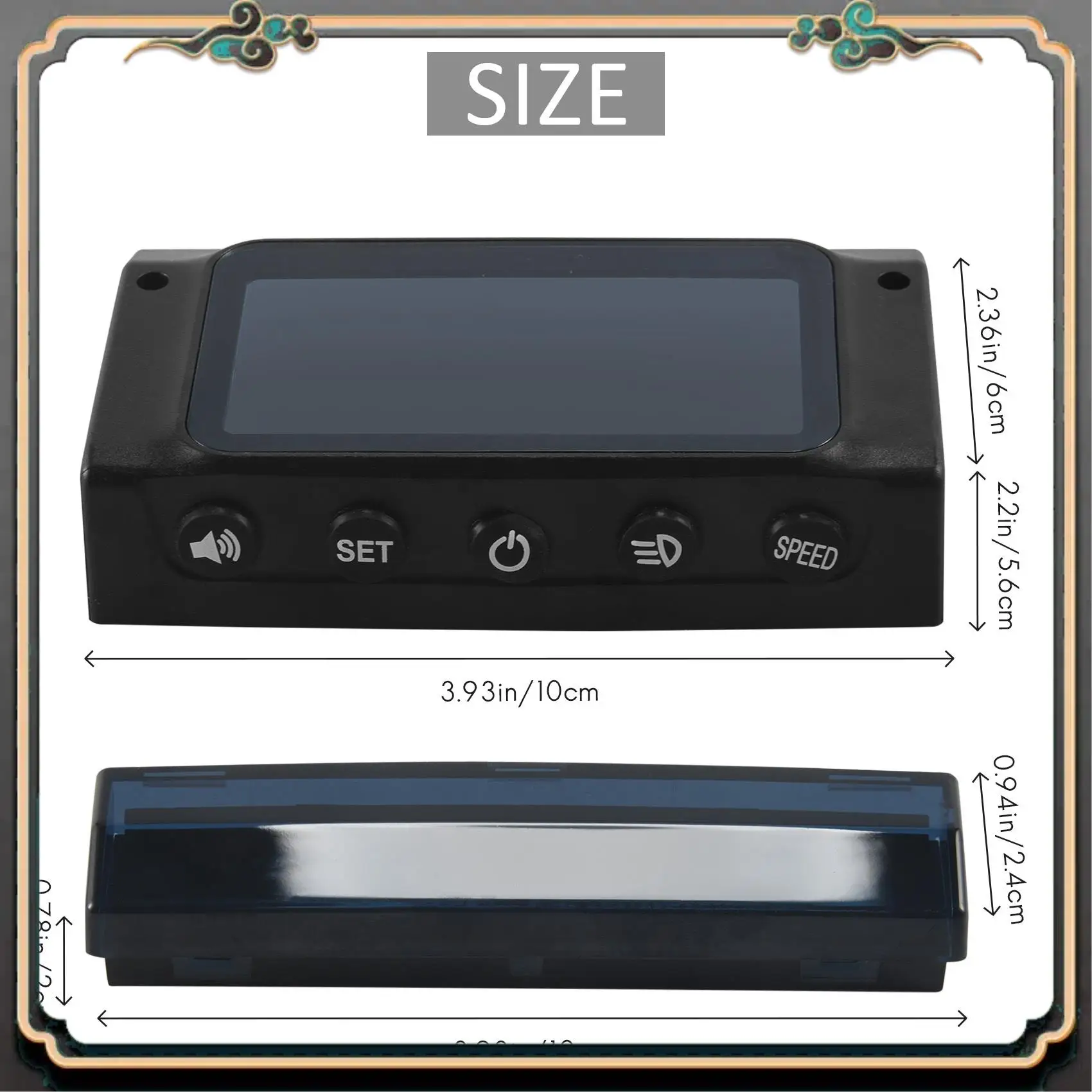 M45K-ЖК-дисплей, защитная крышка с тормозной ручкой акселератора, светодиодная крышка для электрического скутера Kugoo S1 S2 S3