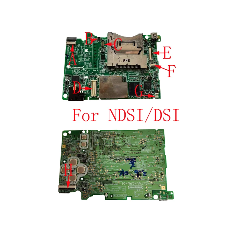 1-10Pcs Power Button Camera TOP/Bottom Network Game Card LCD Display Screen Flex Cable FPC Connector Plug For Nintendo NDSI DSI