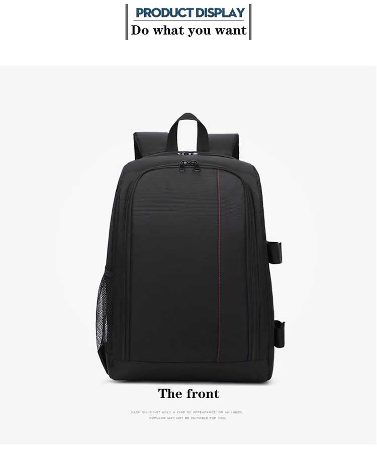 Digitalkamera-Rucksack, Outdoor-Kameratasche mit großem Fassungsvermögen, Laptop-Rucksack, multifunktionaler praktischer Rucksack – Detail 12