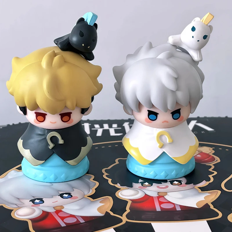 Authentieke Time Agent perifere animatie Schaakserie Blinde doos Vingerpoppen trendy kleine beeldjes desktopornamenten en geschenken