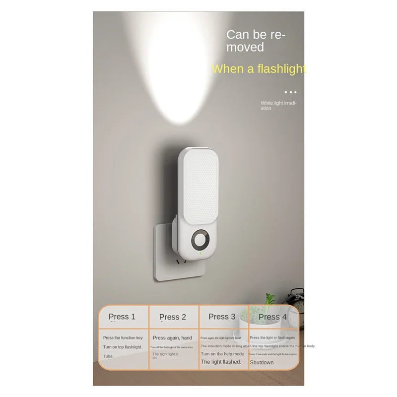 

BHTS-Night Light Light Bedroom Lamp Gift For Children Cute Night Lamp For Corridor WC EU Plug