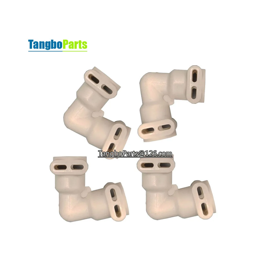 4Pcs Automatic Coffee Machine Connector Joint Outlet Joint L-shaped Adapter For Dr.coffee Coffee Machine