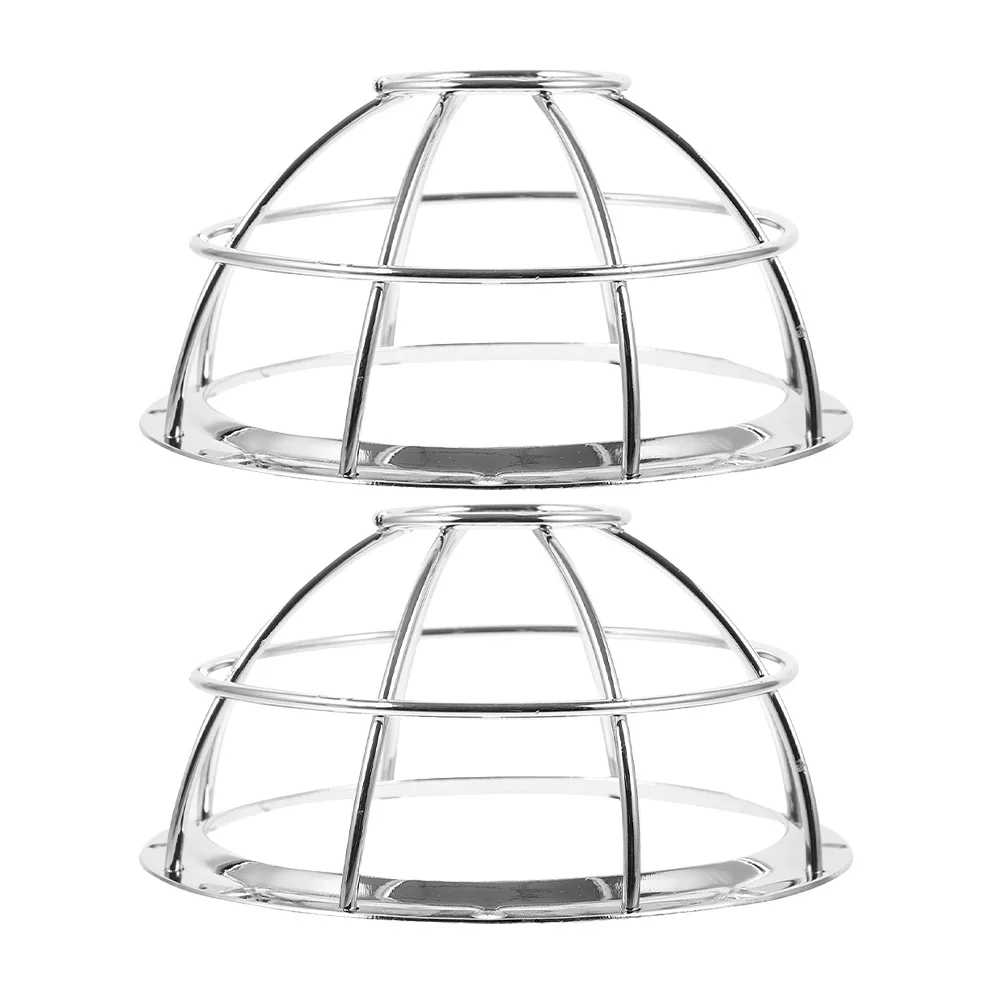 

2Pcs Smoke Protector Durable Metal Fire Alarms Cover for Various Locations Guard Metal Fire Alarms Cover