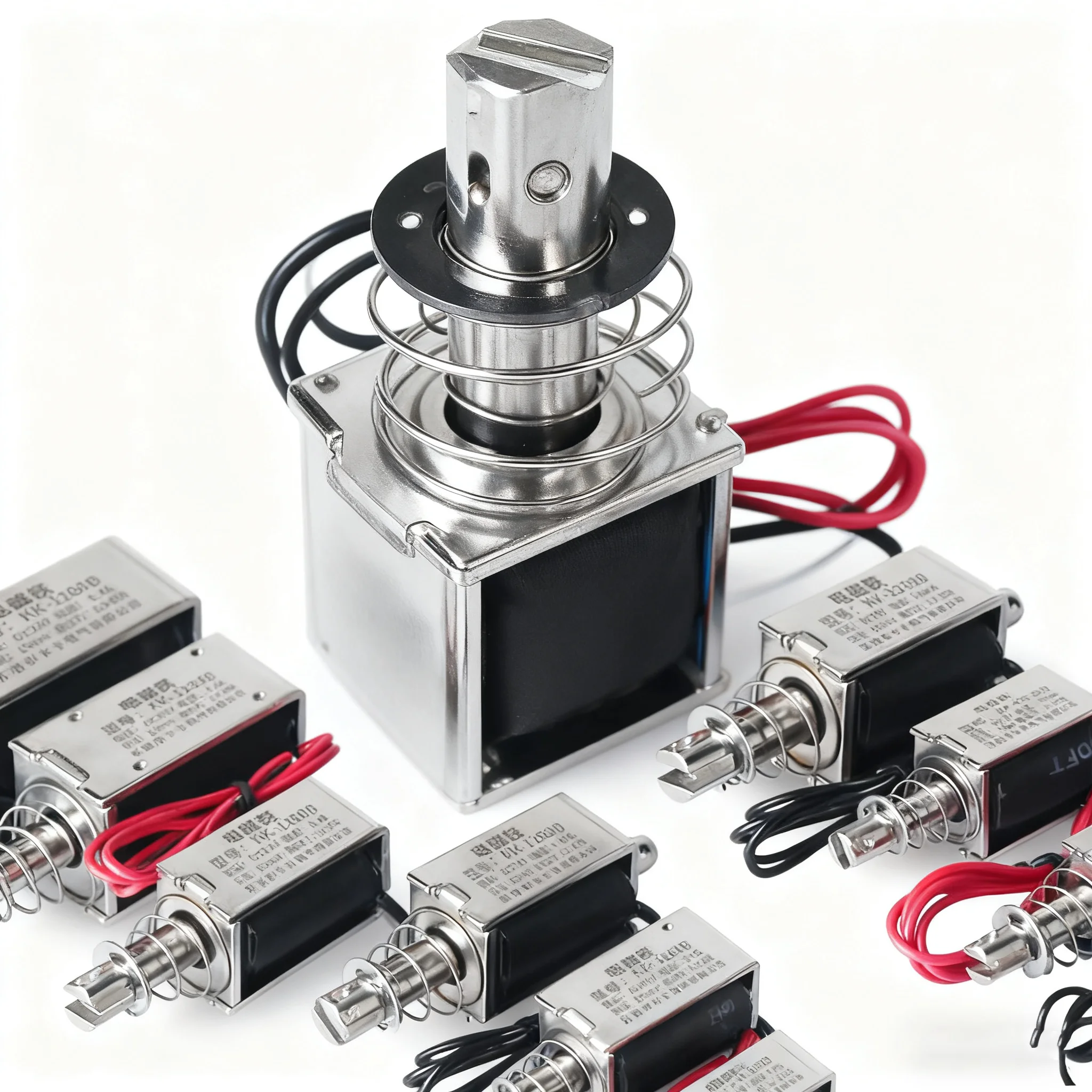 KK-0630B Compact DC Push-Pull Electromagnet Miniature Strong Holding Switch Application 0.4-8N Force 10mm Stroke 5v/ 6V/12V/24V