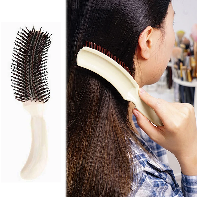 

Anti-static Scalp Massage S Shape Fluffy Hairdressing Make-Up Comb Scalp Massage Comb Hair Brush For Women Gift Beauty Barber